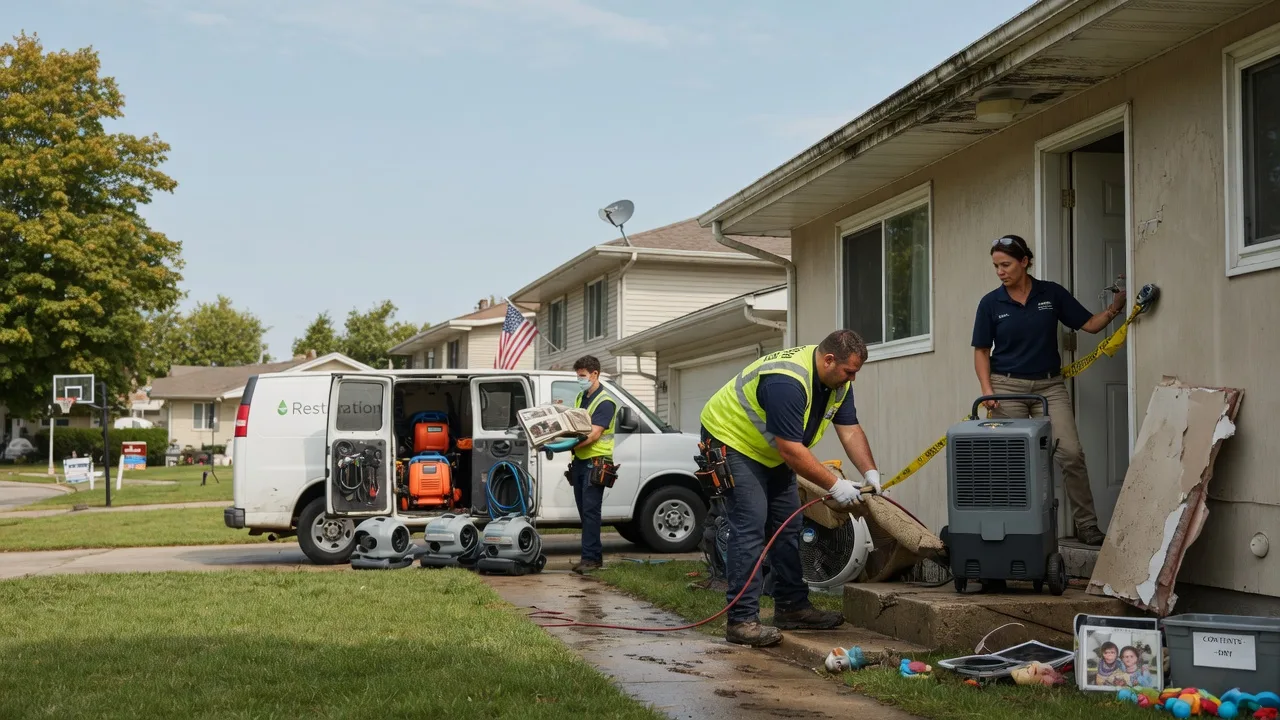 Water Damage Restoration in Bristol, IL near me